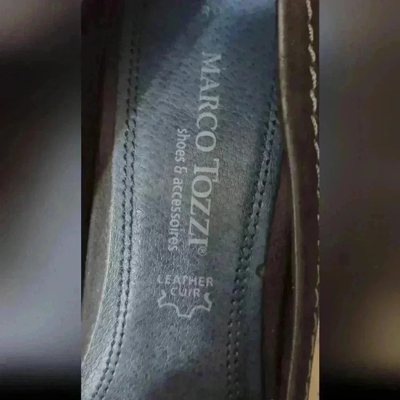 Must HAVE heels.. Black Marco Tozzi size 38 (7.5) nwot - Picture 7 of 10